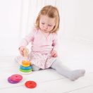 Bigjigs Baby - Szivárvány emberke - JátékManufaktúra