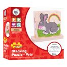 Bigjigs Baby - Rakosgató kockák állatok - JátékManufaktúra