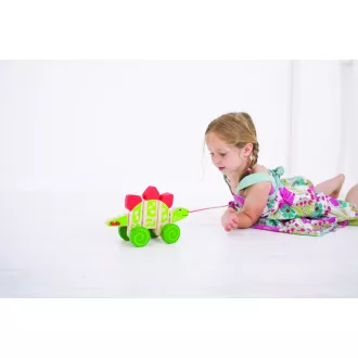 Bigjigs Baby - Húzós játék Dínó - JátékManufaktúra