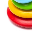 Bigjigs Baby - Egyensúlyozó játék színes kövecskékkel - JátékManufaktúra