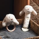 Bigjigs Baby - 3 az 1-ben csörgő kutyus - JátékManufaktúra