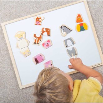 Bigjigs Toys - Mágneses figurák Állatok a farmról - JátékManufaktúra