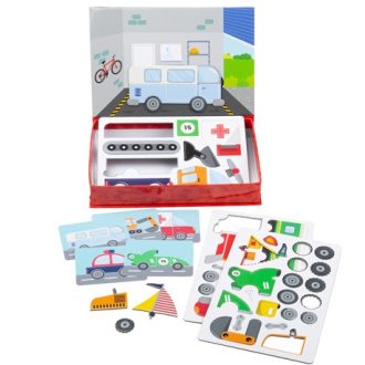 Bigjigs Toys - Mágneses puzzle Szerelő - JátékManufaktúra