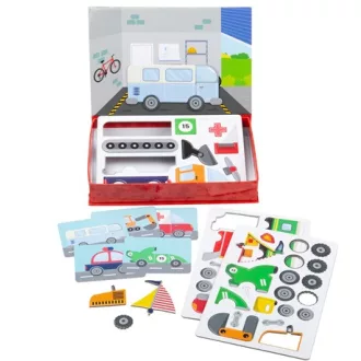 Bigjigs Toys - Mágneses puzzle Szerelő - JátékManufaktúra