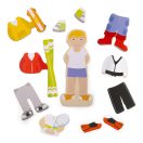 Bigjigs Toys - Mágneses öltöztetős puzzle Sport - JátékManufaktúra