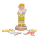 Bigjigs Toys - Mágneses öltöztetős puzzle Sport - JátékManufaktúra