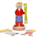 Bigjigs Toys - Mágneses öltöztetős puzzle Sport - JátékManufaktúra