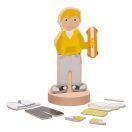 Bigjigs Toys - Mágneses öltöztetős puzzle Sport - JátékManufaktúra
