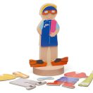 Bigjigs Toys - Mágneses öltöztetős puzzle Sport - JátékManufaktúra
