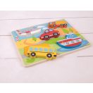 Bigjigs Toys - Formaberakó puzzle Közlekedési eszközök - JátékManufaktúra
