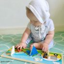 Bigjigs Toys - Szenzoros puzzle Kemping a természetben - JátékManufaktúra