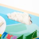 Bigjigs Toys - Szenzoros puzzle Kemping a természetben - JátékManufaktúra