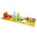 Bigjigs Toys - Szenzoros puzzle Farm - JátékManufaktúra