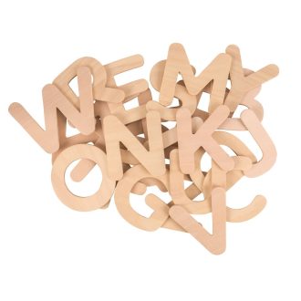 Bigjigs Toys - Fa ábécé nagybetűk - JátékManufaktúra