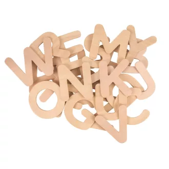 Bigjigs Toys - Fa ábécé nagybetűk - JátékManufaktúra
