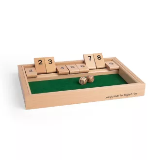 Bigjigs Toys - Fa játék Zárd be a kockákat - JátékManufaktúra