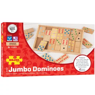 Bigjigs Toys - Nagy fa dominó - JátékManufaktúra