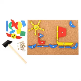 Bigjigs Toys - Kreatív kalapálós játék - JátékManufaktúra