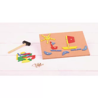 Bigjigs Toys - Kreatív kalapálós játék - JátékManufaktúra