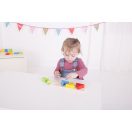 Bigjigs Toys - Beillesztős puzzle, Törtek háromszögek - JátékManufaktúra