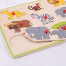 Bigjigs Toys - Formaberakó puzzle szafari - JátékManufaktúra