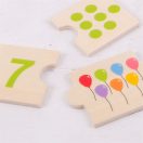 Bigjigs Toys - Oktatópuzzle, Számolás - JátékManufaktúra