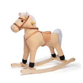 Bigjigs Toys - Fa hintaló (bézs) - JátékManufaktúra