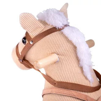 Bigjigs Toys - Fa hintaló (bézs) - JátékManufaktúra