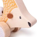 Bigjigs Toys - Húzójáték Süni - JátékManufaktúra