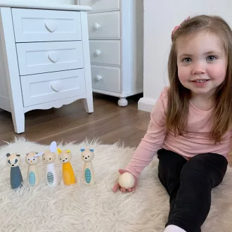 Bigjigs Toys - Kugli erdei állatok - JátékManufaktúra