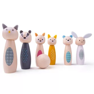 Bigjigs Toys - Kugli erdei állatok - JátékManufaktúra