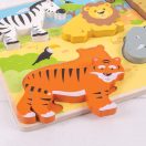 Bigjigs Toys - Formaberakó puzzle Szafari - JátékManufaktúra