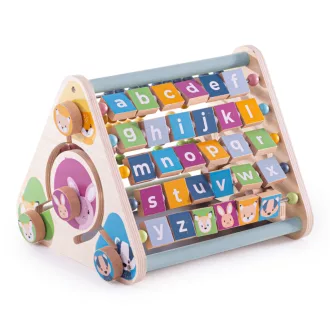 Bigjigs Toys - Aktív háromszög állatokkal - JátékManufaktúra