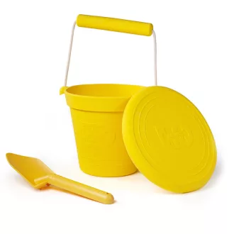 Bigjigs Toys - Homokozó vödör sárga - JátékManufaktúra