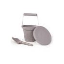 Bigjigs Toys - Homokozó vödör sötétszürke - JátékManufaktúra