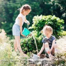 Bigjigs Toys - Homokozó vödör türkiz - JátékManufaktúra