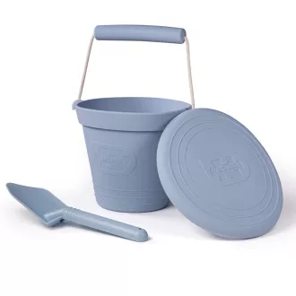 Bigjigs Toys - Homokozó vödör világosszürke - JátékManufaktúra