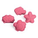 Bigjigs Toys - Szilikon homokozó forma rózsaszín (Coral) - JátékManufaktúra