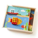 Bigjigs Toys - Fa mozaik Tengerpart - JátékManufaktúra