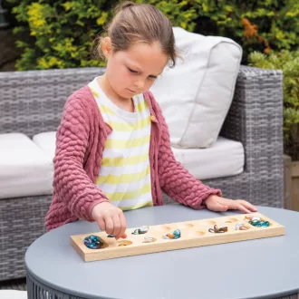 Bigjigs Toys - Mancala kavicsokkal - JátékManufaktúra