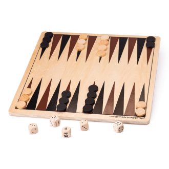 Bigjigs Toys - Fa backgammon - JátékManufaktúra