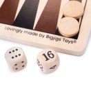 Bigjigs Toys - Fa backgammon - JátékManufaktúra