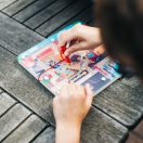 Bigjigs Toys - Mágneses labirintus Építkezés - JátékManufaktúra