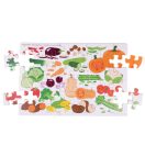 Bigjigs Toys - Padlópuzzle Zöldségek - JátékManufaktúra