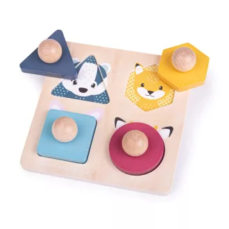 Bigjigs Toys - Állat alakú puzzle - JátékManufaktúra