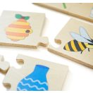 Bigjigs Toys - Didaktikus puzzle, Mi tartozik össze? - JátékManufaktúra