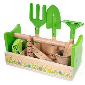 Bigjigs Toys - Kertész szett rekeszben - JátékManufaktúra