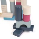 Bigjigs Toys - Vödör építőkockákkal, 50 db - JátékManufaktúra