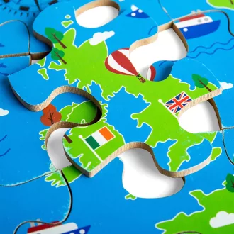 Bigjigs Toys - Európai nevezetességek puzzle - JátékManufaktúra