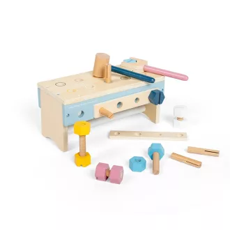 Bigjigs Toys - Szerszámosláda 2 az 1-ben - JátékManufaktúra